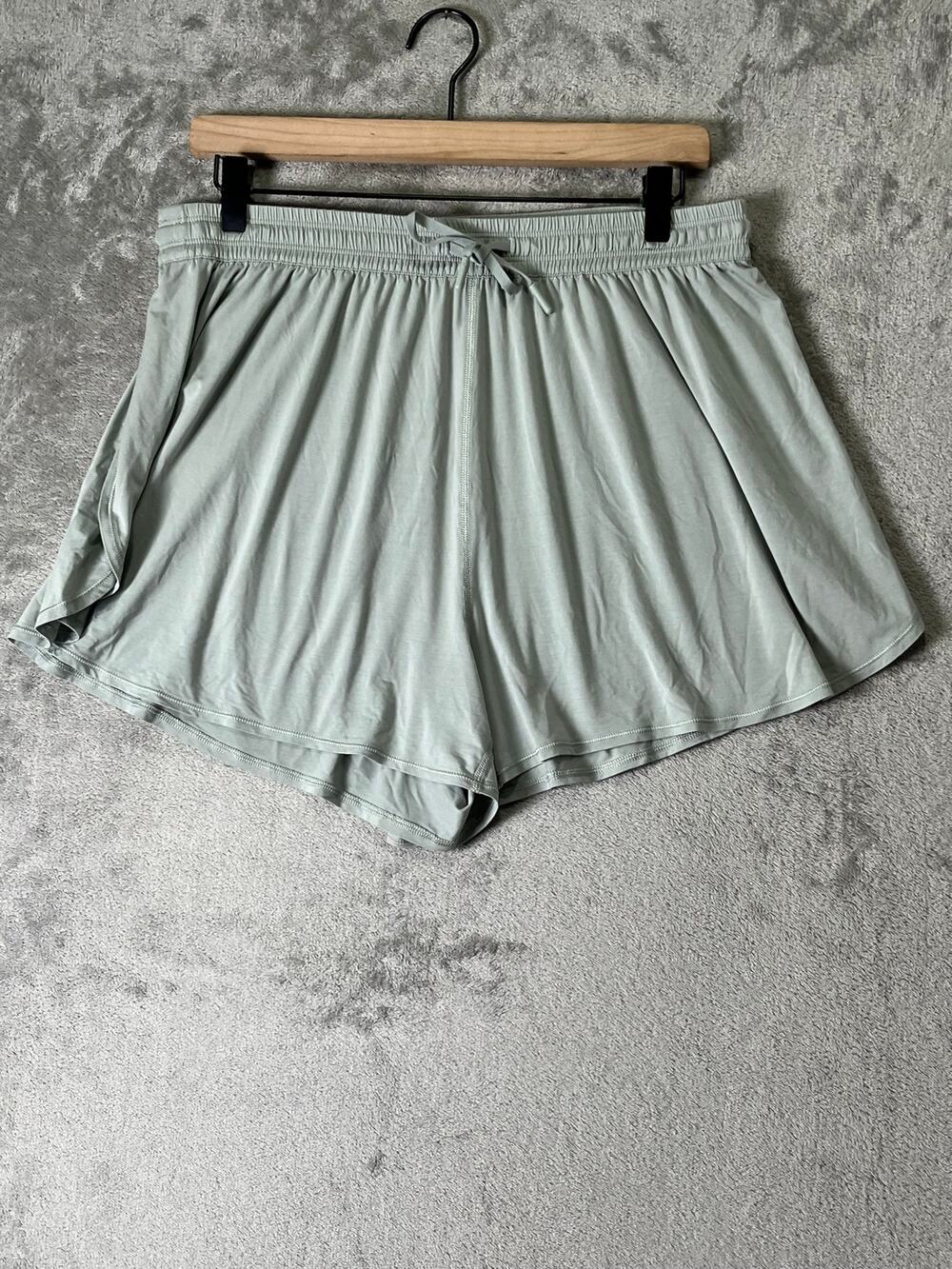 Lululemon Modal High-Rise Relaxed-Fit Lounge Short 3.5" Jade Grey 10